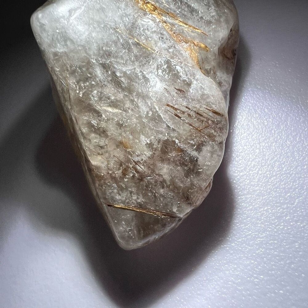 Golden Rutilated Quartz‎ Crystal Freeform - Picture 3 of 11